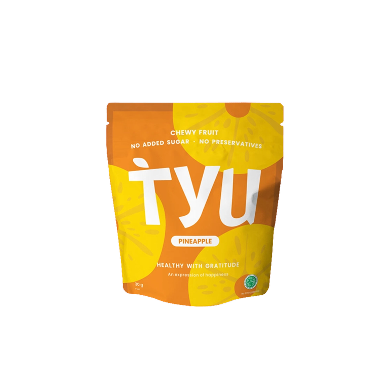 Tyu - Pineapple Chewy Fruit (30g) (40/carton)