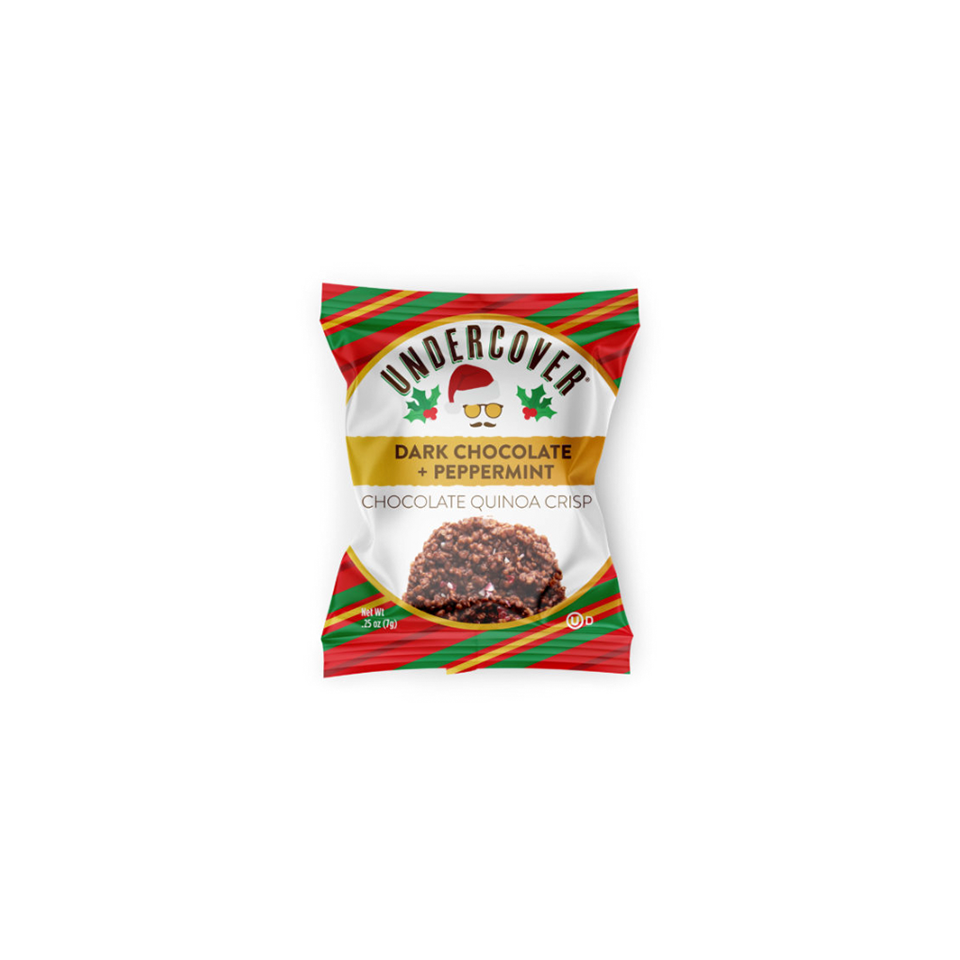 
            
                Load image into Gallery viewer, Undercover - Dark Chocolate And Peppermint Crispy Quinoa (7g) (125pkt/carton)
            
        