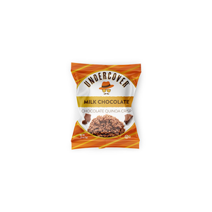 Undercover - Milk Chocolate Crispy Quinoa (8g) - Front Side