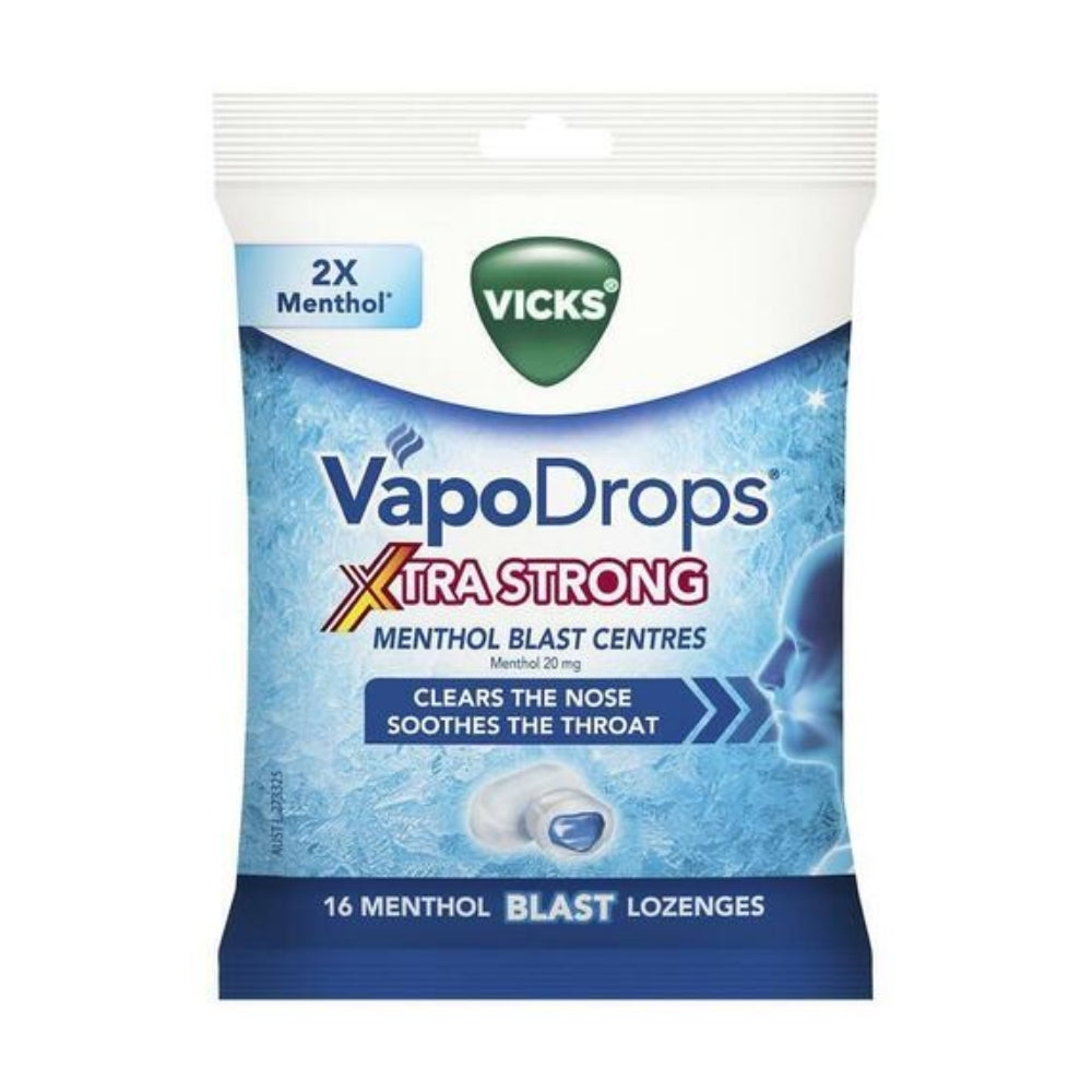 Vicks - Extra Strong VapoDrops Lozenges (16/pack) (70g) (4/carton ...