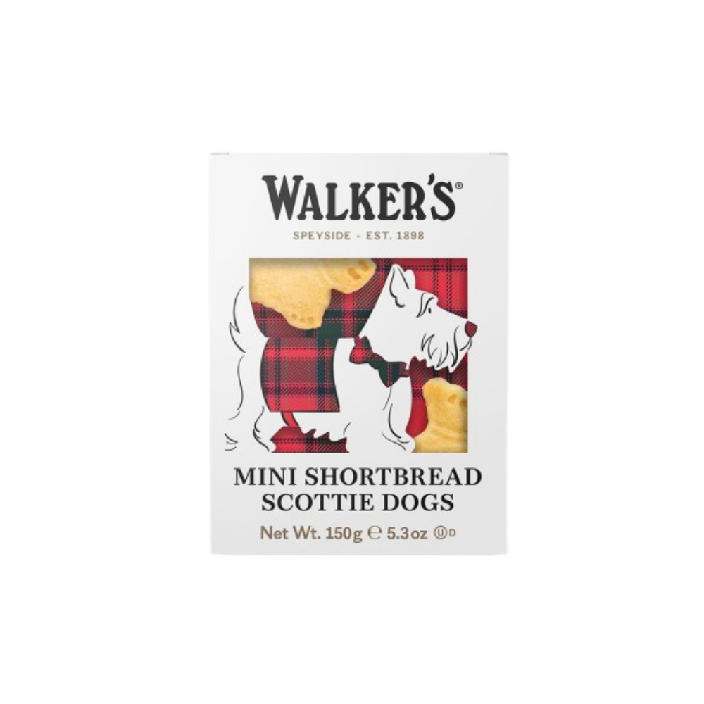 Walkers - 3D Carton Mini Scottie Dog Shortbread (150g) (10/carton)