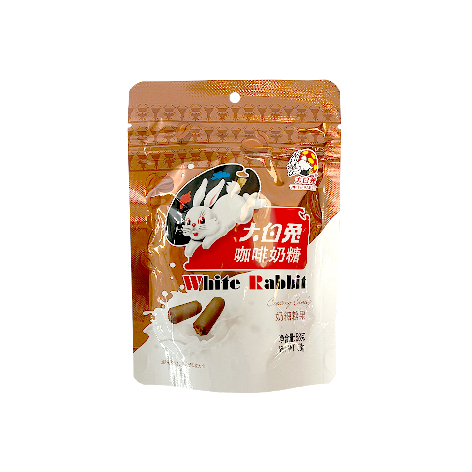 White Rabbit - Coffee Flavoured Creamy Candy (58g) (24/carton) – Tasty ...