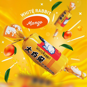 White Rabbit - Mango Flavoured Creamy Candy (58g) (24/carton) – Tasty ...