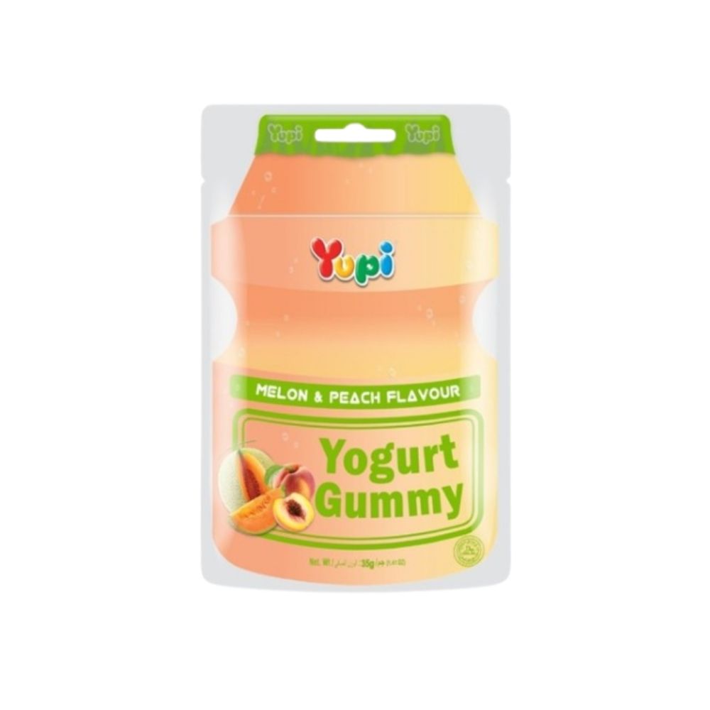 Yupi - Melon & Peach Yogurt Gummy (40g) (12/carton)