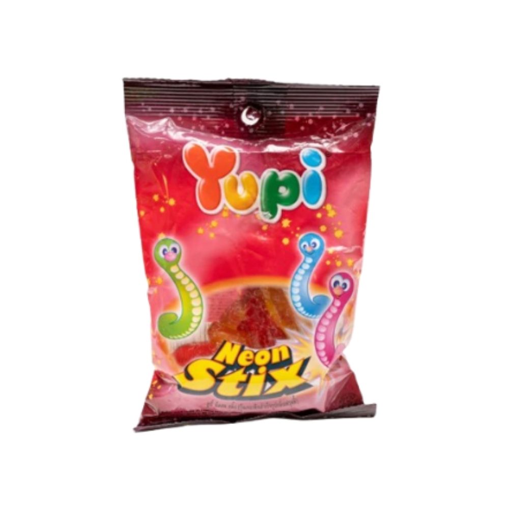 Yupi - Neon Worm Gummy (40g) (12/carton)