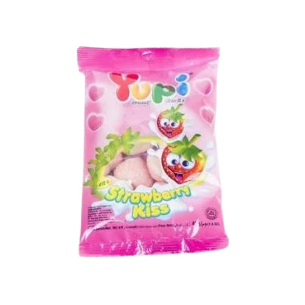 Yupi - Strawberry Kisses Gummy (40g) (12/carton)