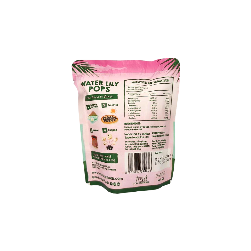 Zenko - Himalayan Water Lily Pops Pink Salt Cluster (10g) (48/carton)