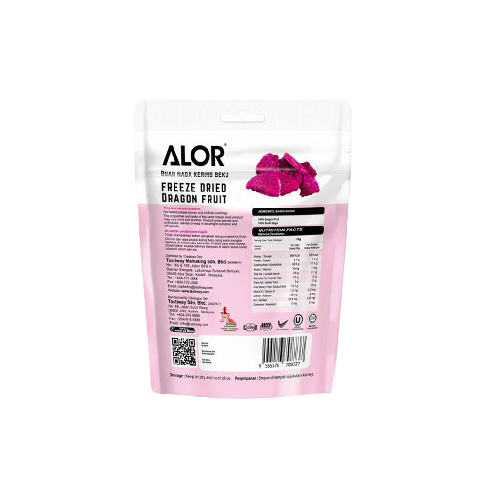
            
                Load image into Gallery viewer, Alor - Freeze Dried Dragon Fruit Chips (15g) (24/carton)
            
        