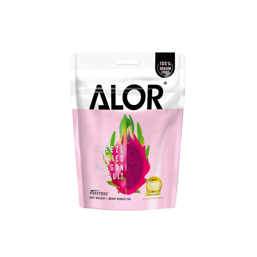 Alor - Freeze Dried Dragon Fruit Chips (15g)