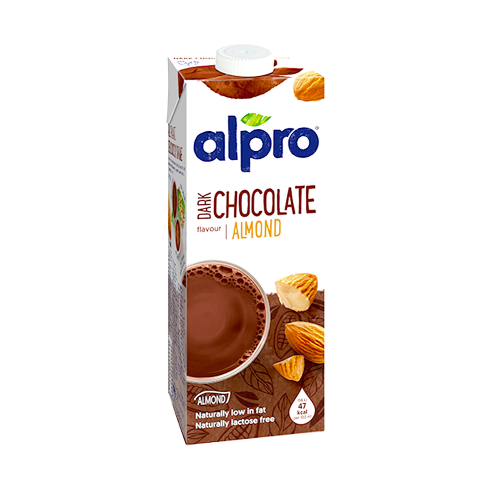 Alpro - Almond Dark Chocolate Milk (1L) (8/carton)
