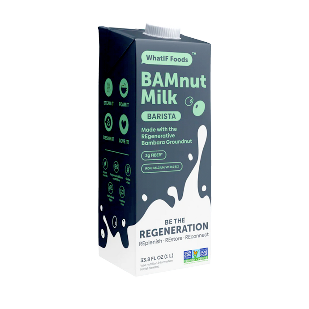What If Foods - Barista Bamnut Milk (1L) (12/carton)