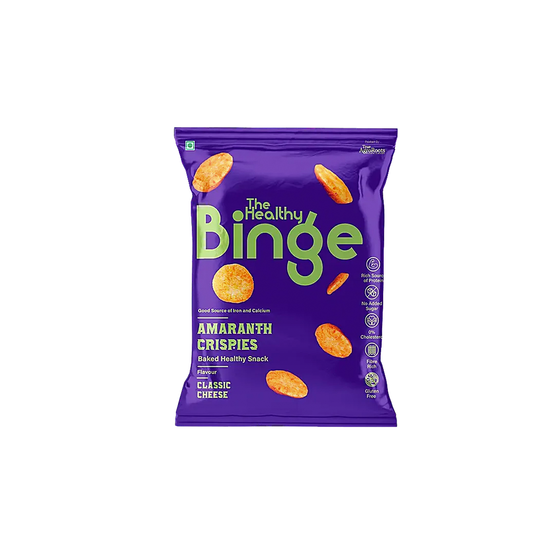 The Healthy Binge - Classic Cheese Amaranth Crispies (40g) (54/carton ...