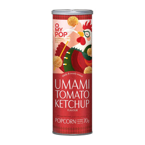 O My Pop - Umami Tomato Ketchup Flavour Popcorn (70g) (12/carton)