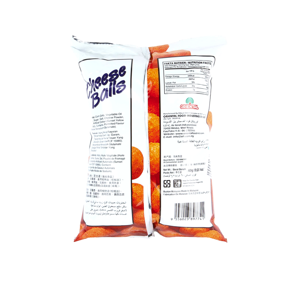 
            
                Load image into Gallery viewer, Oriental - Mini Cheese Balls (14g) (30/carton)
            
        