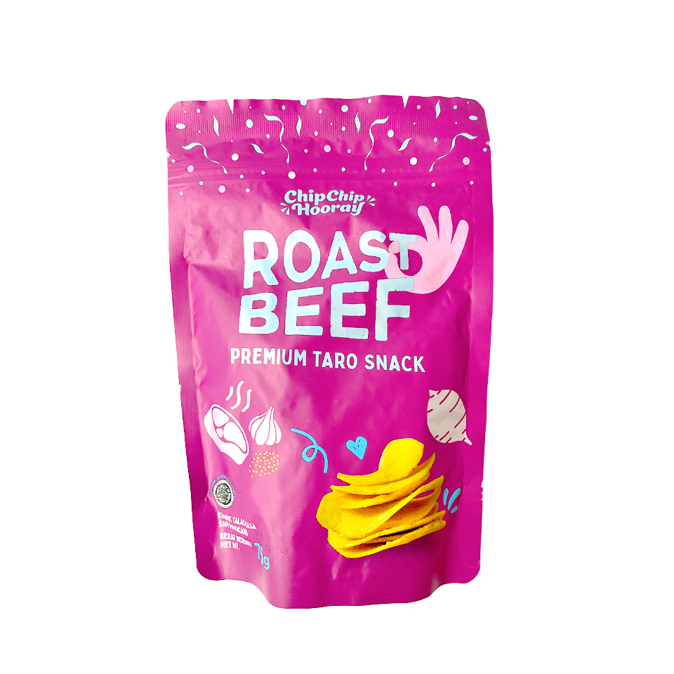 Chip Chip Hooray - Roast Beef Taro Chips (75g)