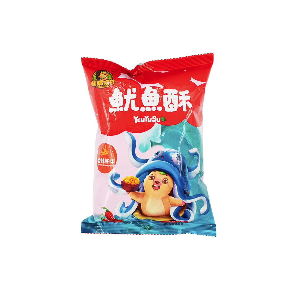 Ciweiagan - Spicy Flavour Squid Crisps (31g) (80/carton)