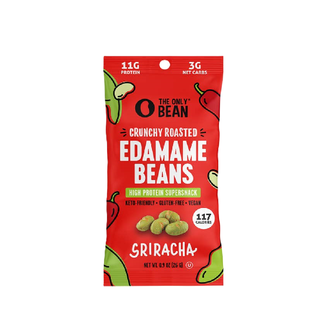 Edima Beans The Only Bean - Sriracha Roasted Edamame Beans (26g) (300/carton ...