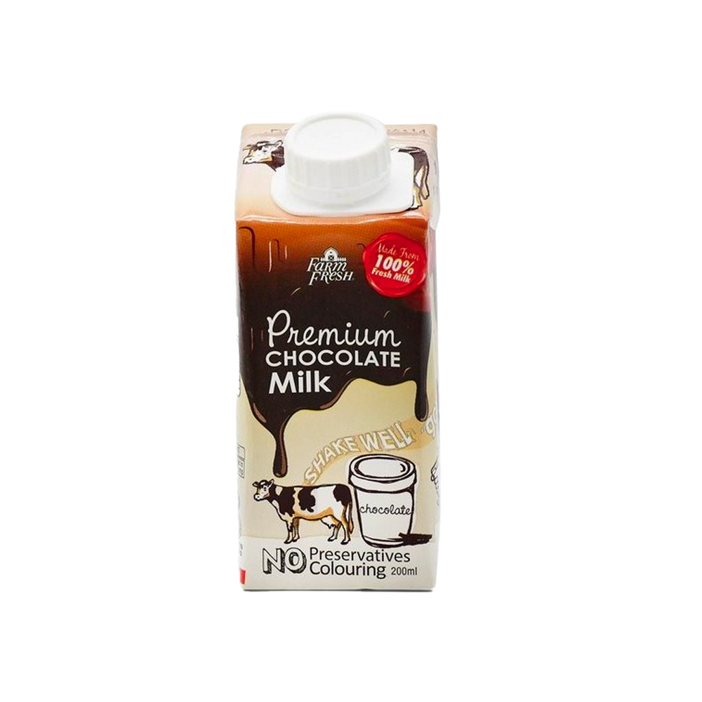 Fresh Premium Farm Fresh - Premium Chocolate Milk (200ml) (24/carton) – Tasty Snack Asia