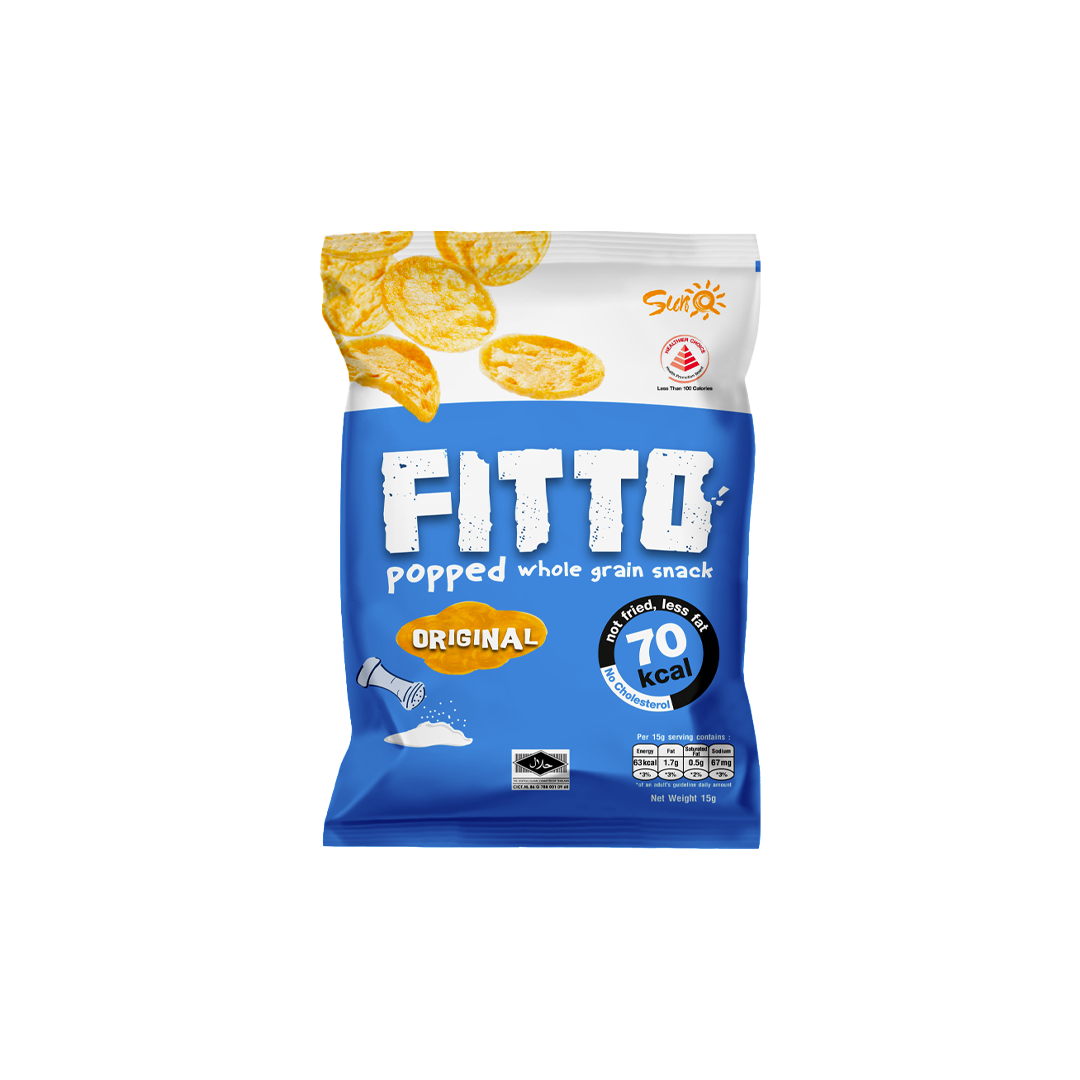 Fitto - Popped Whole Grain Chips Original (15g) (48/carton) – Tasty ...