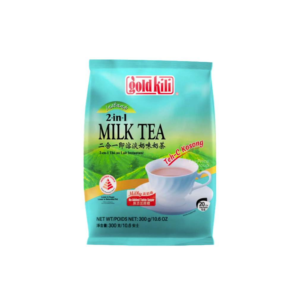 
            
                Load image into Gallery viewer, Goldkili - 2 in 1 Milk Tea (Teh C Kosong) HCS (15g) (20/pack) (24/carton)
            
        