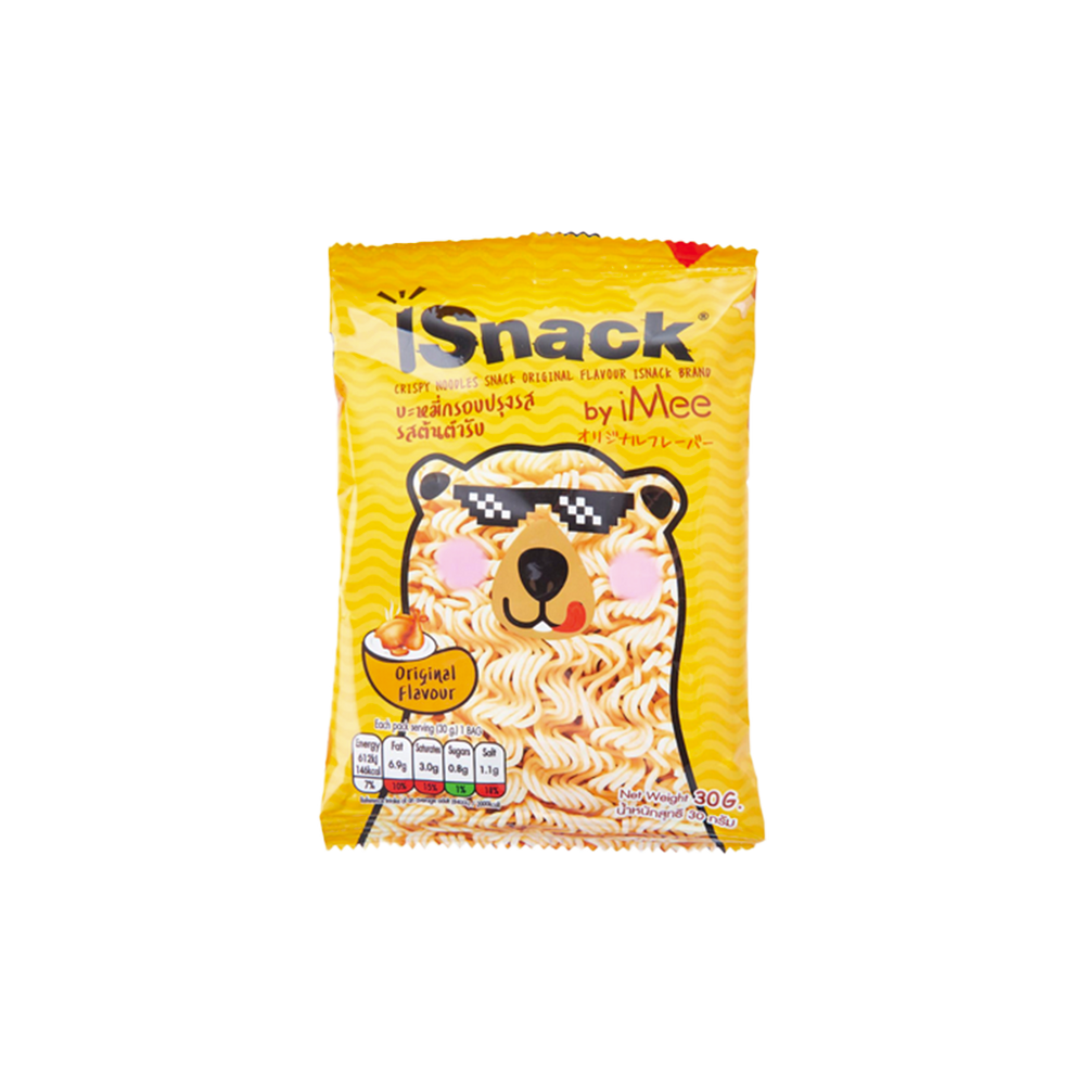 Isda Snacks Isnack - Crispy Original Noodle Snacks (30g) (120/carton) – Tasty Snack ...