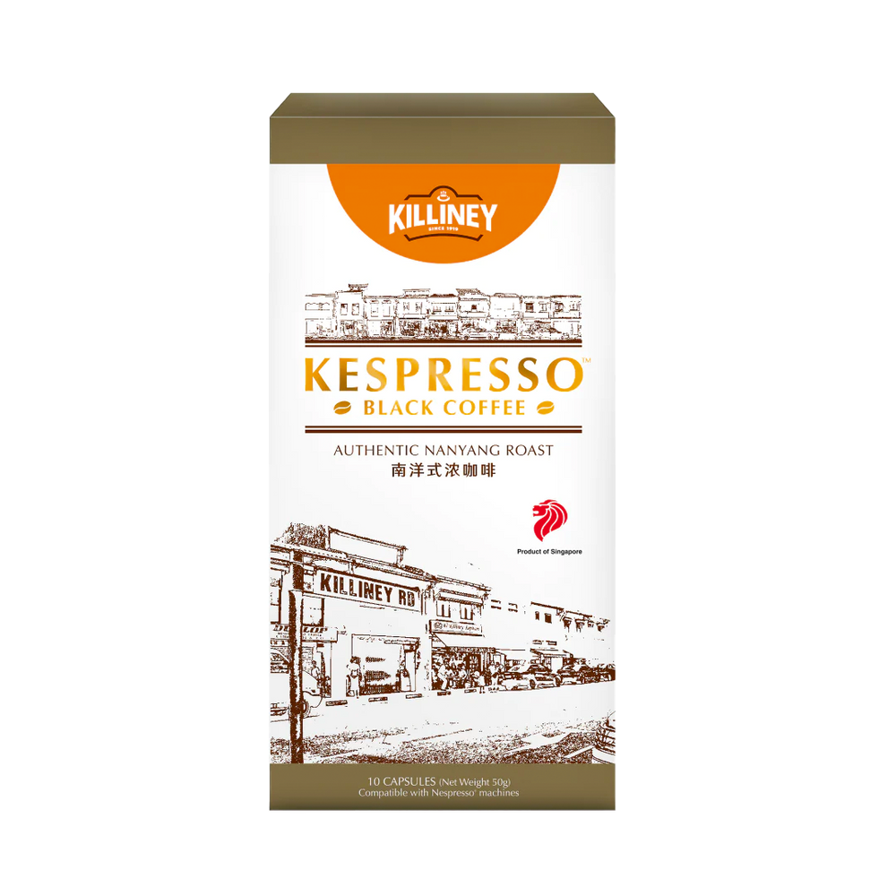Killiney - Authentic Nanyang Roast Kespresso Black Coffee (50g) (10/pack)