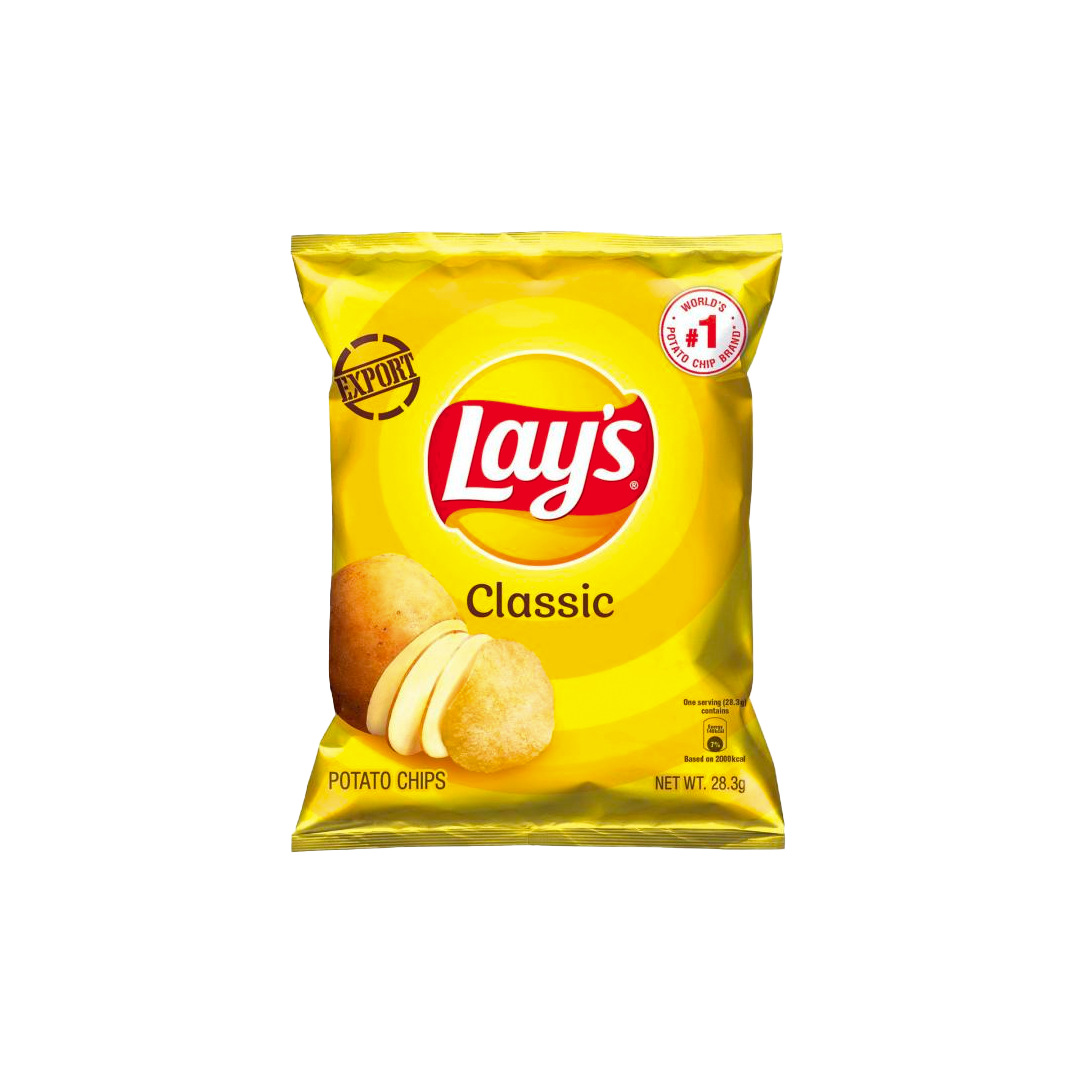 Lay's - Classic Potato Chips (28.3g) (50/carton) – Tasty Snack Asia