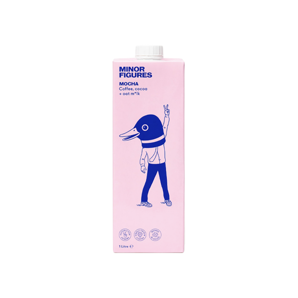 Minor Figures - Mocha Barista Oat Milk (1L) (6/carton)