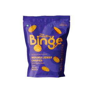 The Healthy Binge - Indian Masala Moringa Jowar Crispies (40g) (54/carton)