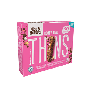 
            
                Load image into Gallery viewer, Nice and Natural - Rocky Road Thins Bars (120g)
            
        