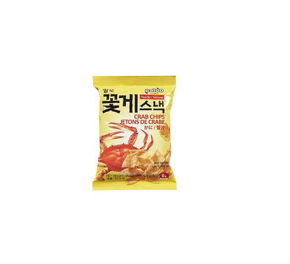Paldo Crab Chips (50g) (20/carton) TastySnackAsia