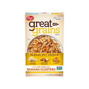 
            
                Load image into Gallery viewer, Post - Great Grains Banana Nut Crunch (439g) (12/carton)
            
        
