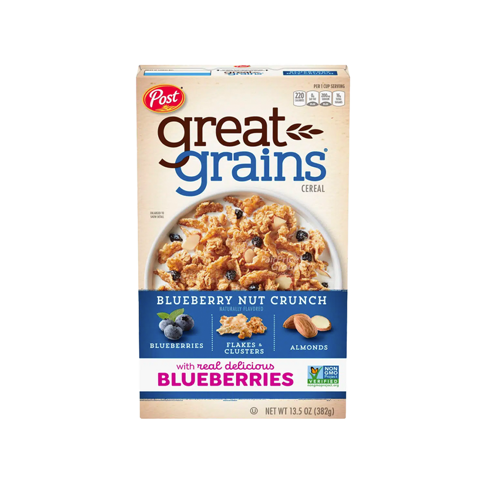 Post - Great Grains Blueberry Morning (382g) (12/carton)