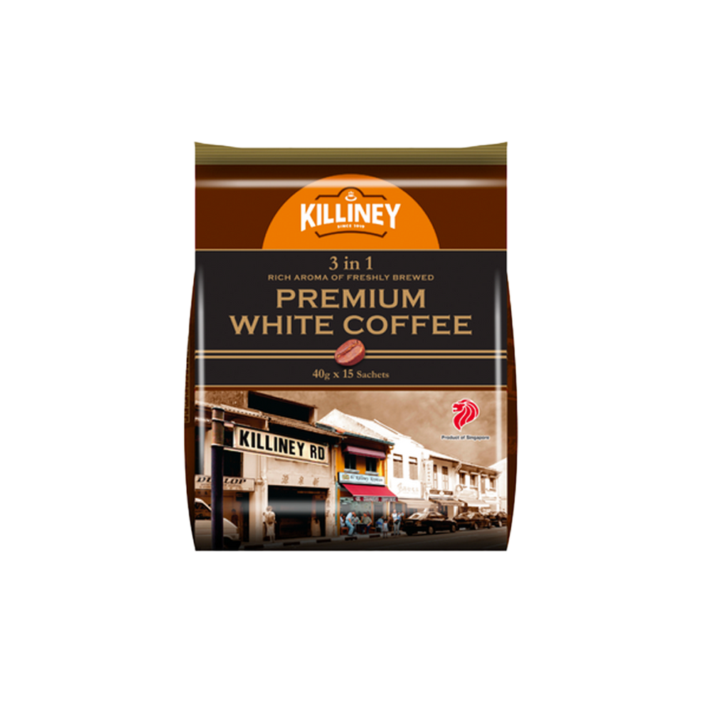 Killiney - 3 in 1 Premium White Coffee (600g) (15/pack)
