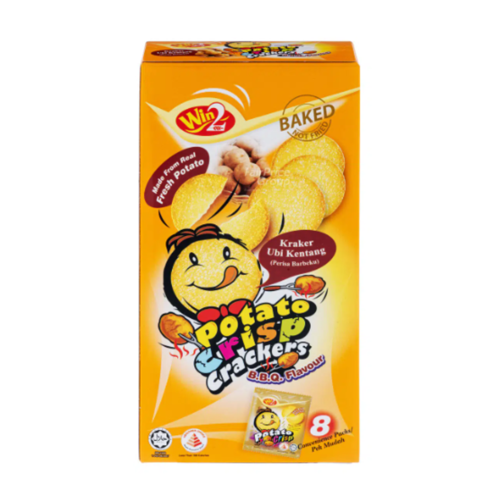 Win2 - BBQ Flavour Potato Crisps (8/pack) (160g)
