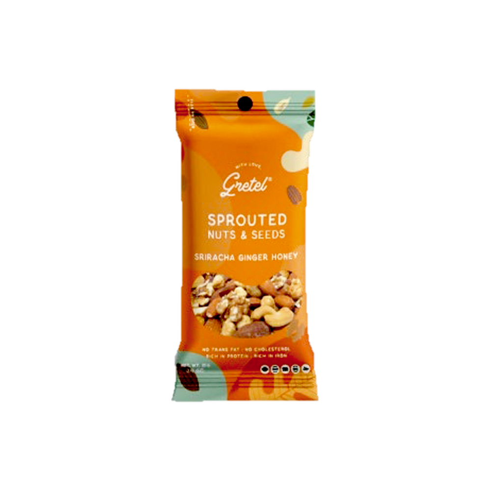 
            
                Load image into Gallery viewer, Gretel - Siracha Ginger Honey Nuts and Seeds  (25g) (12/carton)
            
        