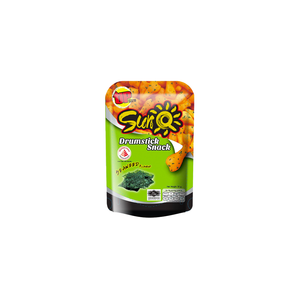 Sun Q - Seaweed Drumstick Chips (18g) (78/carton)