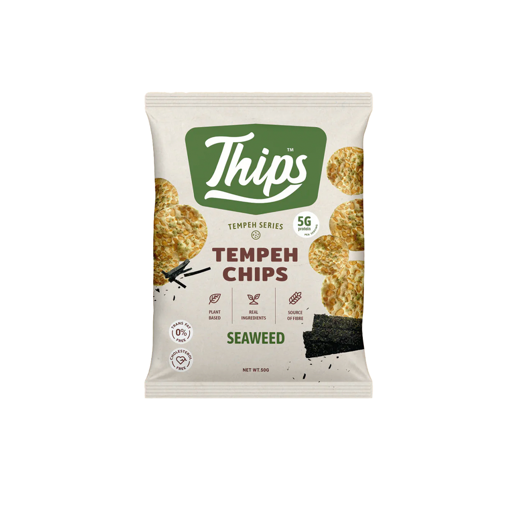 
            
                Load image into Gallery viewer, Thips - Tempeh Chips Seaweed (50g) (20/carton)
            
        