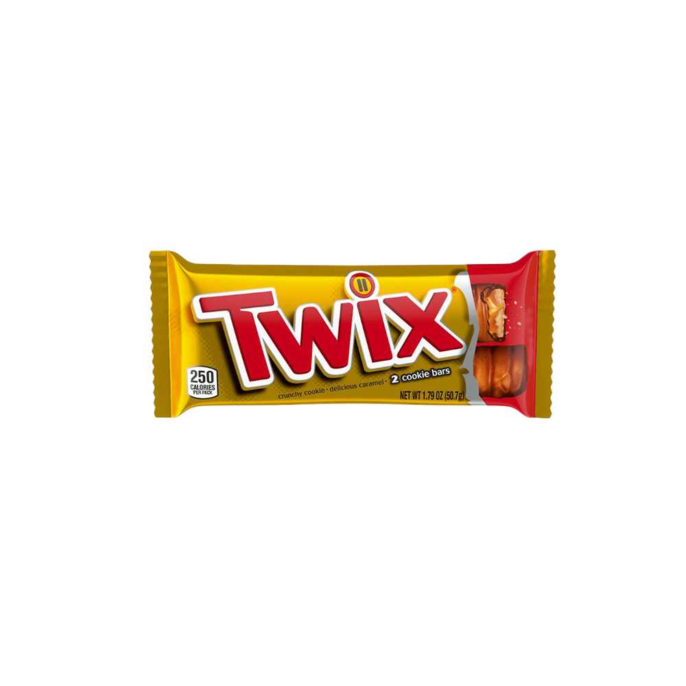 Twix - Caramel Milk Chocolate Cookie Bars (50.7g) (36/carton)