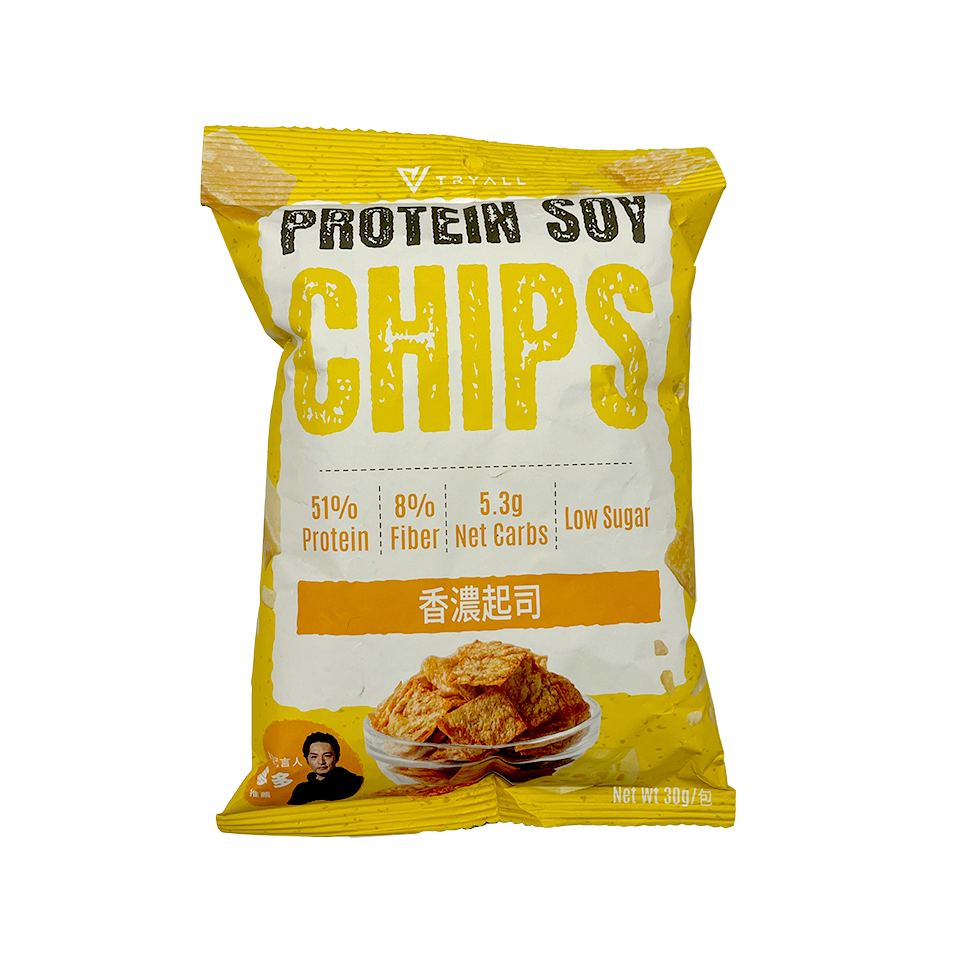 Tyrall - Protein Soy Cheese Chips (30g) (8/carton)
