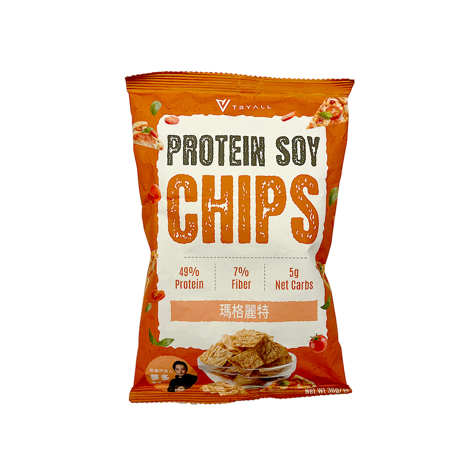 Tyrall - Protein Soy Margherita Chips (30g) (8/carton)
