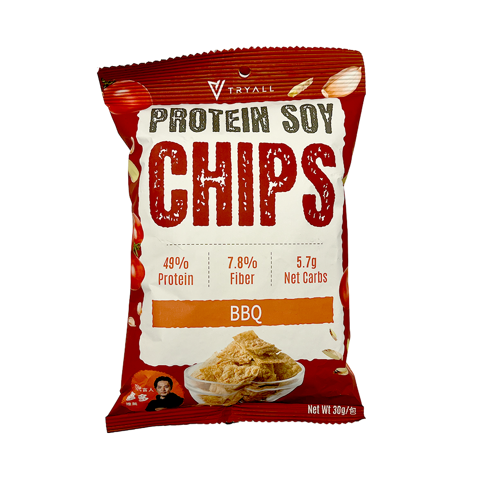 
            
                Load image into Gallery viewer, Tyrall - Protein Soy BBQ Chips (30g)(8/carton)
            
        