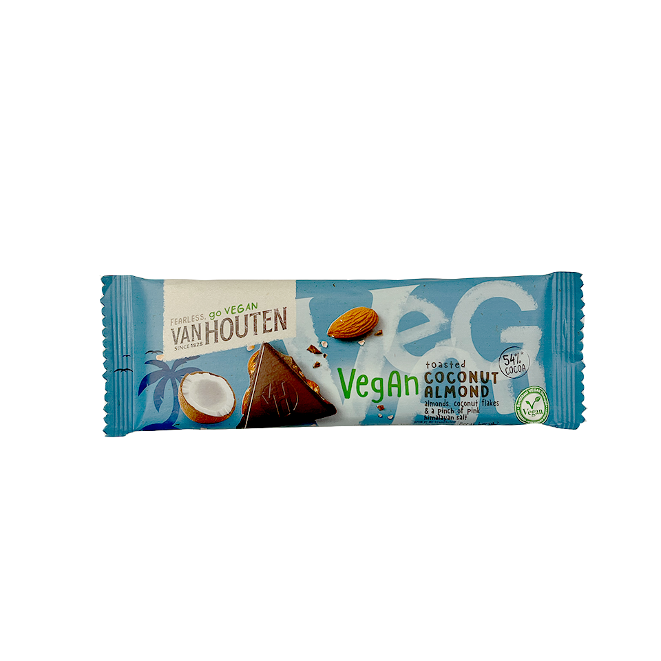 
            
                Load image into Gallery viewer, Van Houten - Vegan Coconut Almond Chocolate (45g)
            
        