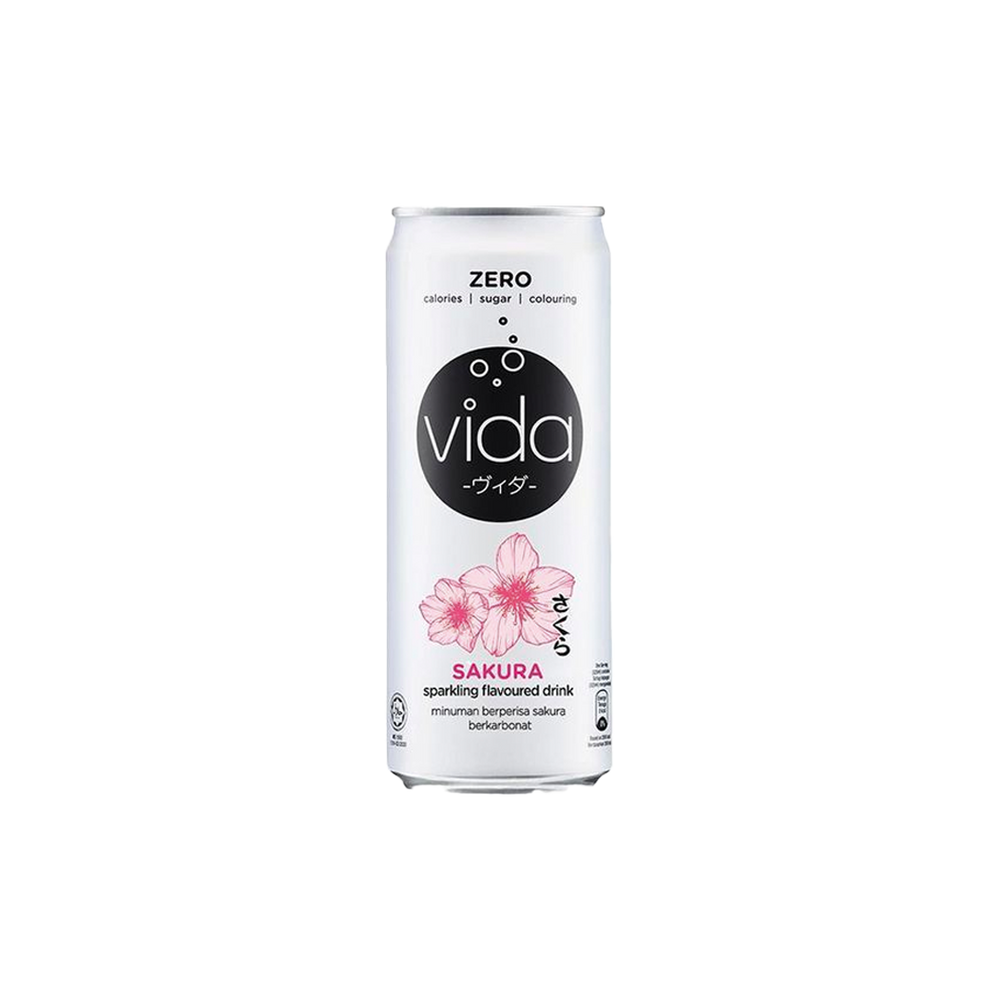 Vida Zero - Sparkling Sakura Drink (325ml) (24/carton)