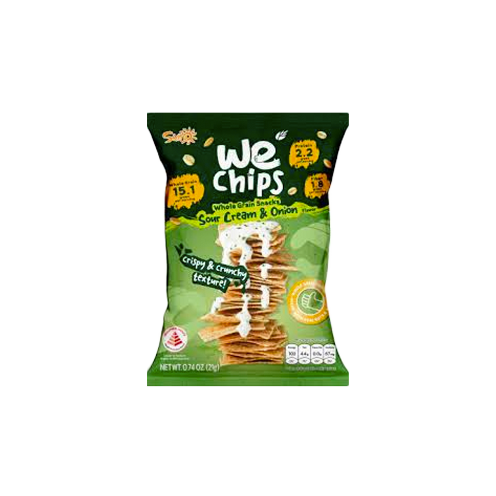 We Chips - Whole Grain Chips Sour Cream & Onion (21g) (48/carton)