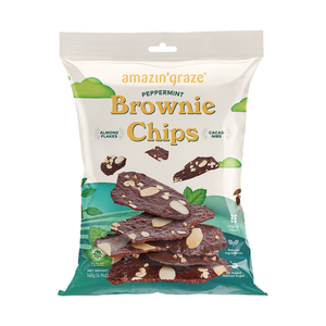 Amazin Graze - Peppermint Brownie Chips (140g) (10/carton)