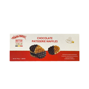 
            
                Load image into Gallery viewer, Belgian Butters - Chocolate Butter Waffles (110g) - Front Side
            
        