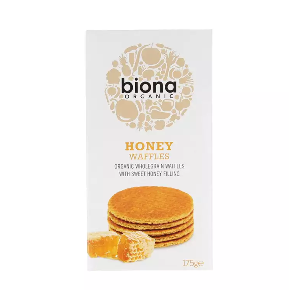 Biona - Organic Honey Waffles (75g) - Front Side