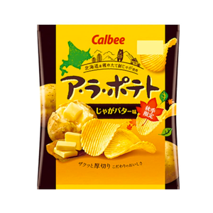 Calbee - Hokkaido Butter Flavored Potato Chips (72g) - Front Side