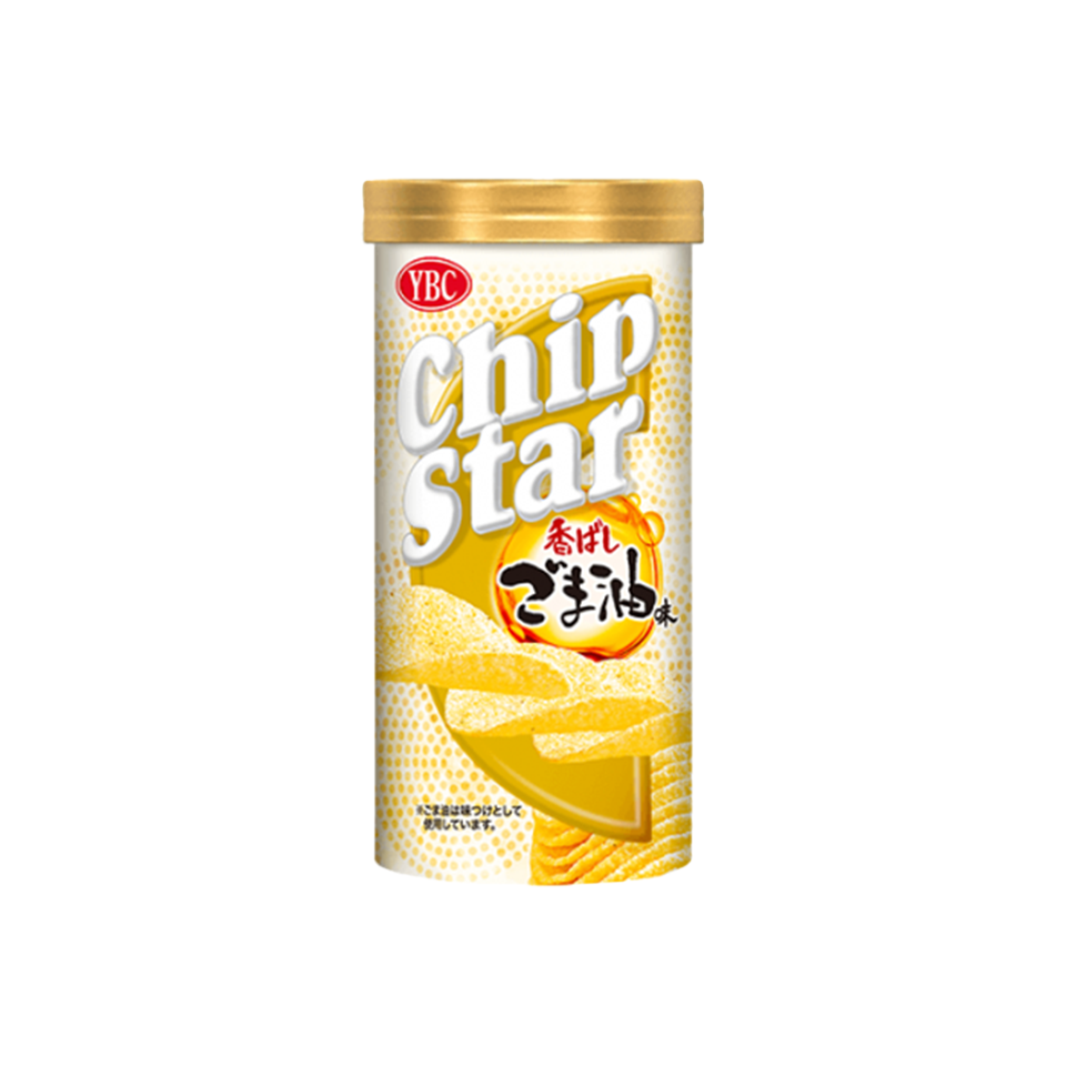 Chip Star - Sesame Oil Flavoured Chips (50g) - Front Side
